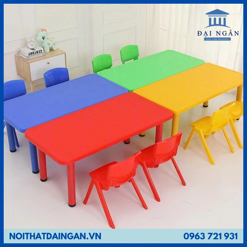 kích thước bàn ghế cho trẻ mầm non
