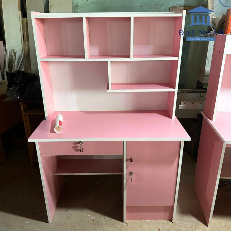 bàn học giá sách