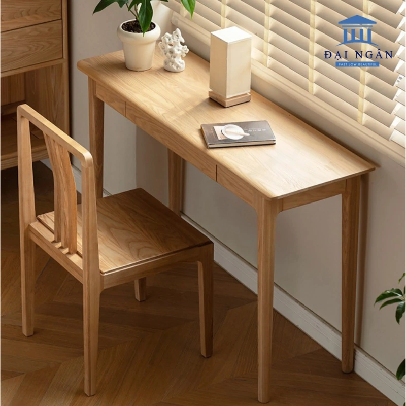 bàn học gỗ sồi