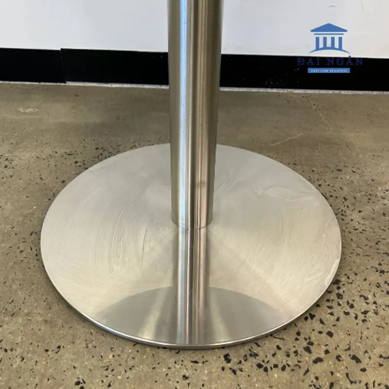 chân bàn inox tròn