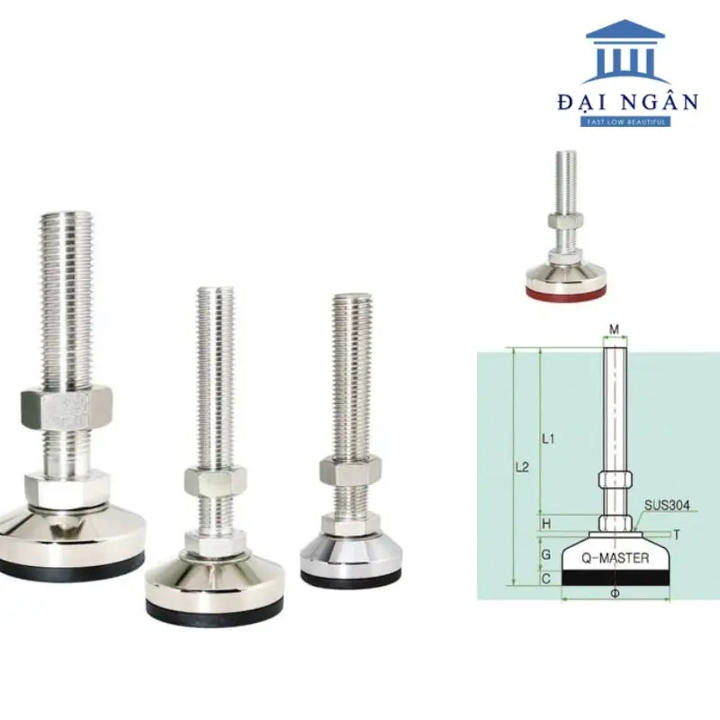 Tiêu chí lựa chọn chân bàn inox tăng chỉnh chất lượng