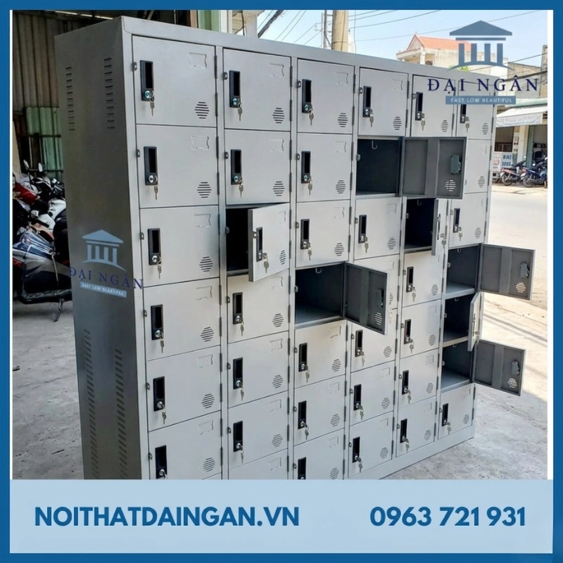 tủ locker sắt 42 ngăn