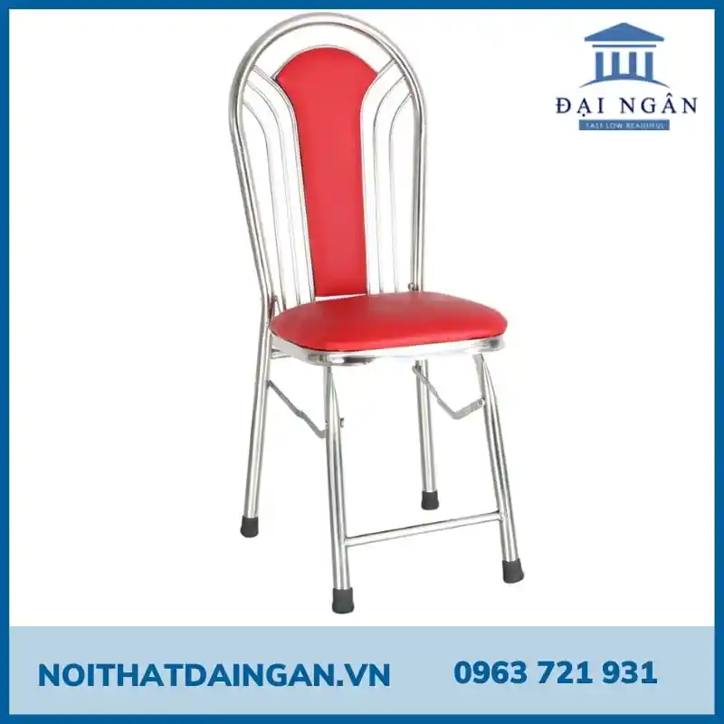 Ghế đám cưới inox - Ghế đôn, ghế tựa lưng bọc nệm, tiffany cao cấp