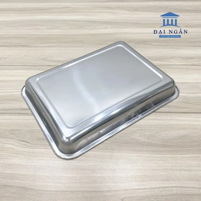 khay inox chữ nhật 40x60