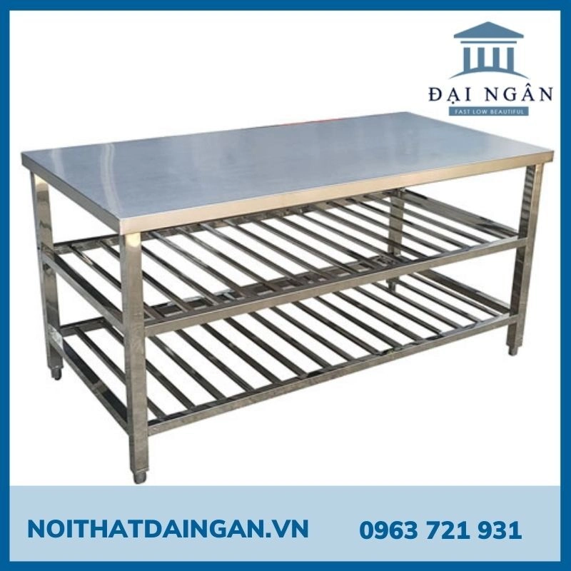 Bàn bếp inox công nghiệp