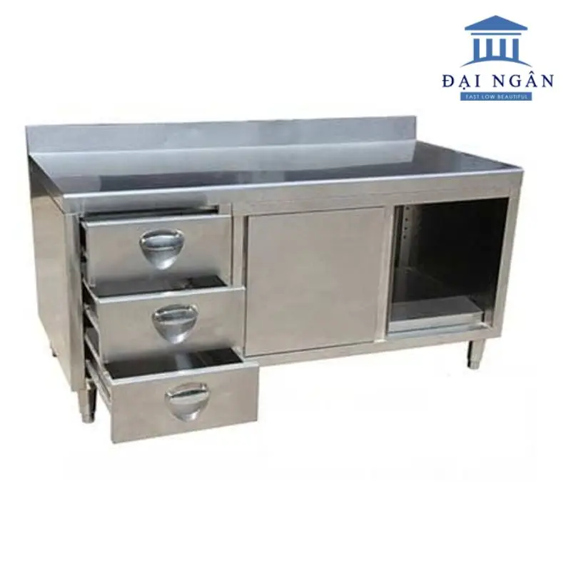 Bàn inox làm bánh inox 201 - Nội thất Đại Ngân