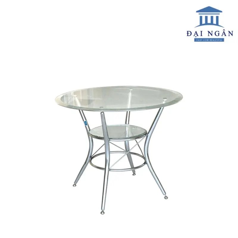 Bàn kính tròn chân inox đa dạng kích thước 60cm ,80cm và 1m