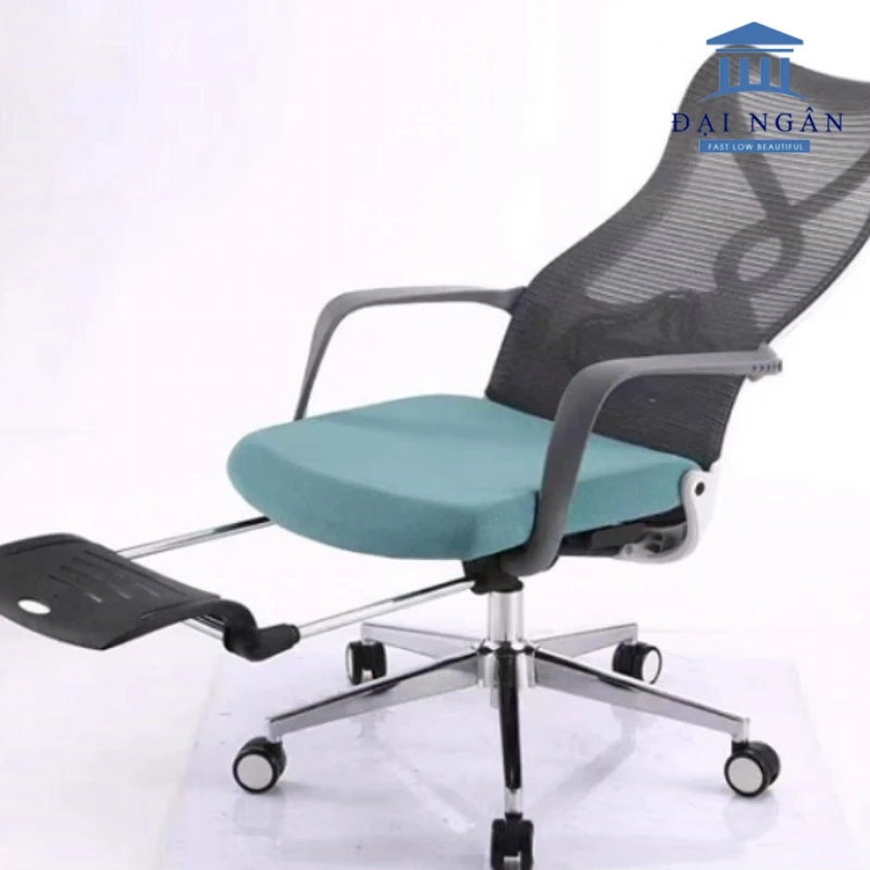 ghế xoay văn phòng có kệ chân