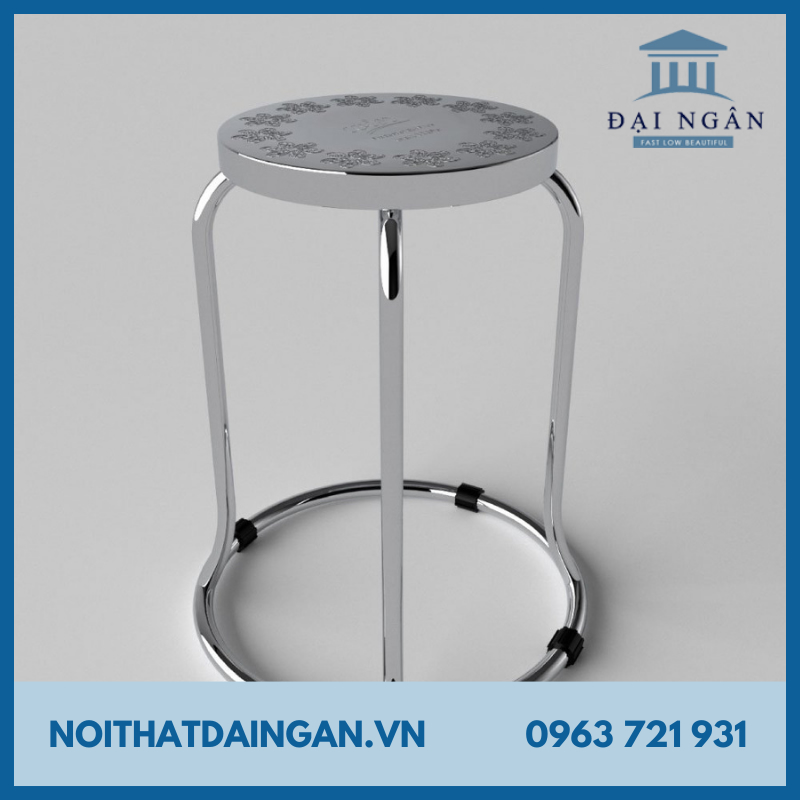 icon GHẾ INOX TRÒN