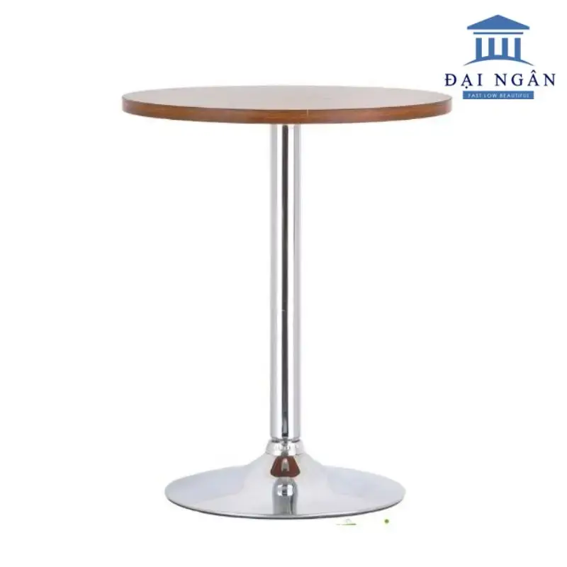 Bàn tròn 1 chân đẹp, kiểu cách cho không gian quán cafe, nhà hàng