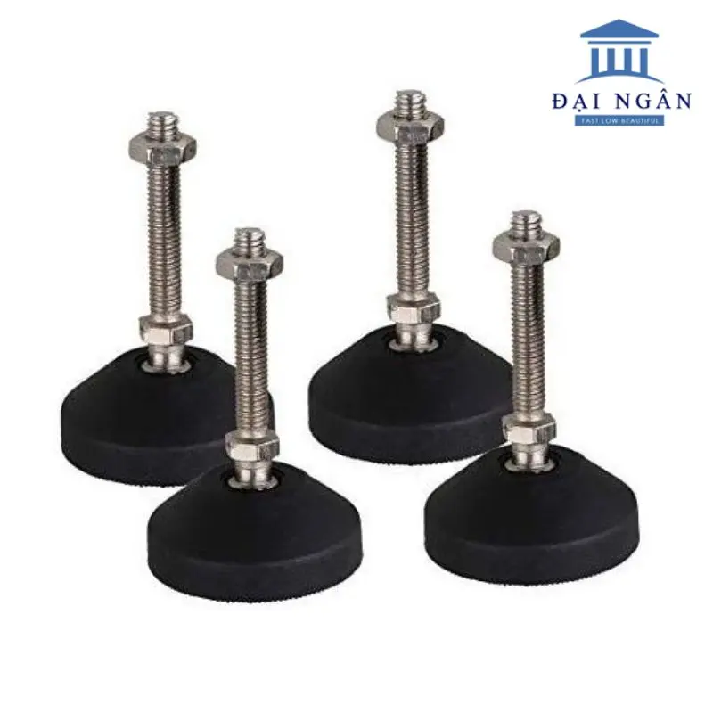 Chân bàn inox tăng chỉnh được: chân tăng chỉnh ren trong, ngoài và tự động