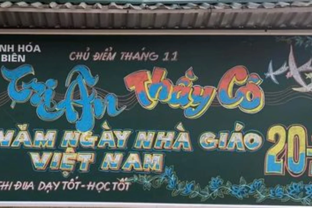 bật mí trang trí bảng 20 11 được lựa chọn nhiều nhất