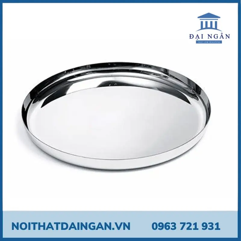 Khay inox tròn: mua khay 1 ngăn, 2 ngăn và 3 ngăn giá rẻ