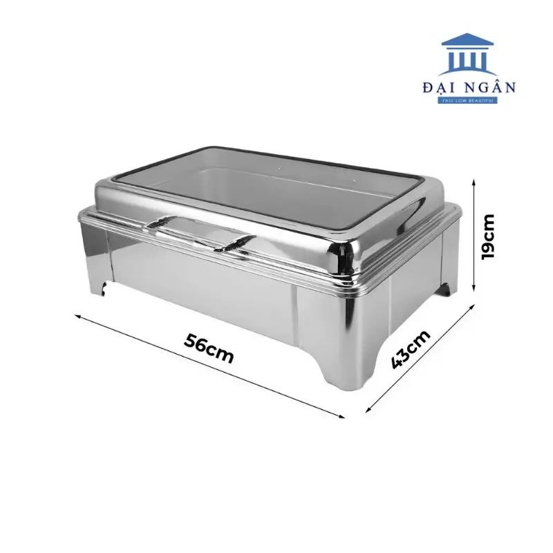 Quầy hâm nóng 4 khay inox GN 1/2 hoặc 1/1