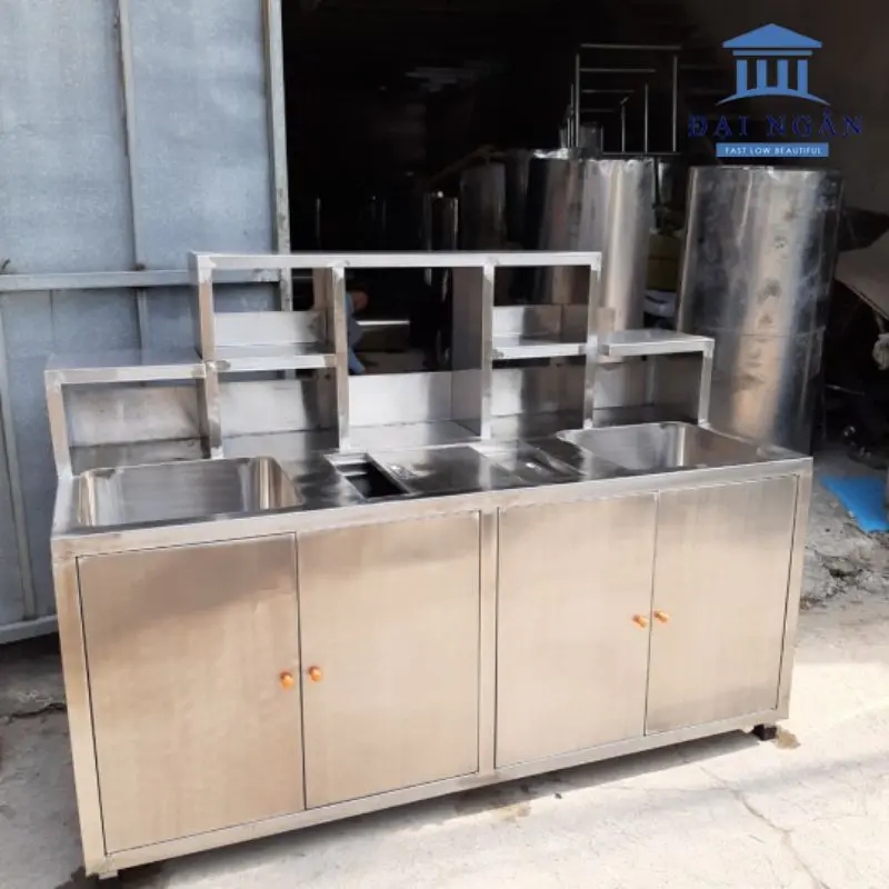 bàn pha chế inox
