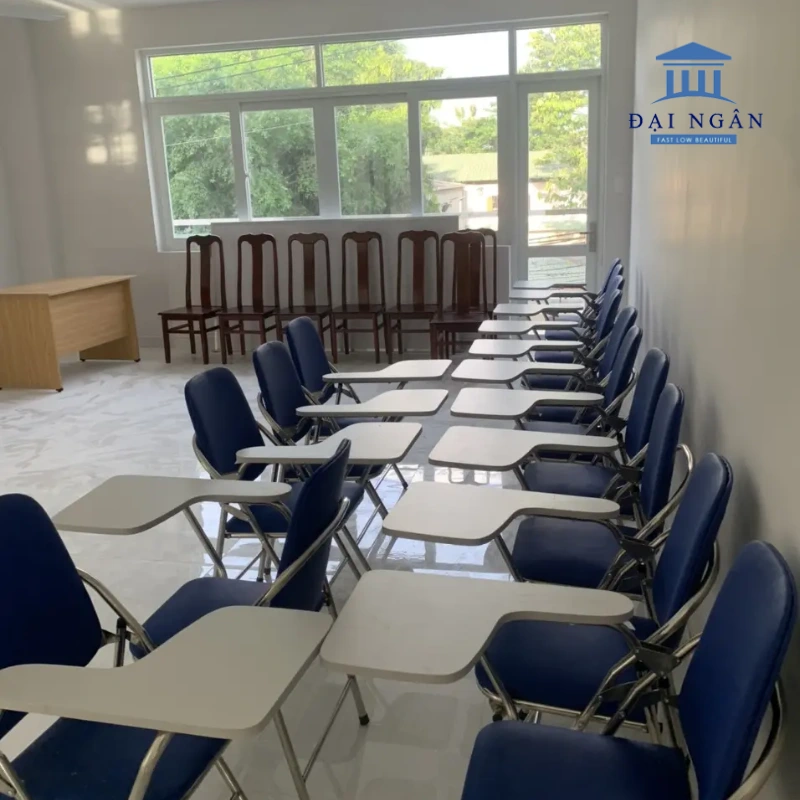 ghế gấp liền bàn học sinh