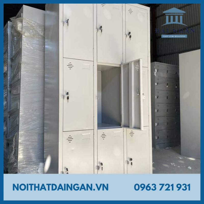 bật mí tủ sắt locker 9 ngăn được ưa chuộng nhất