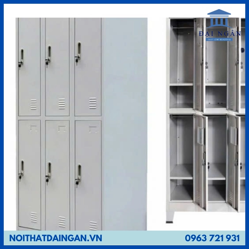 tủ đựng đồ cá nhân 6 ngăn