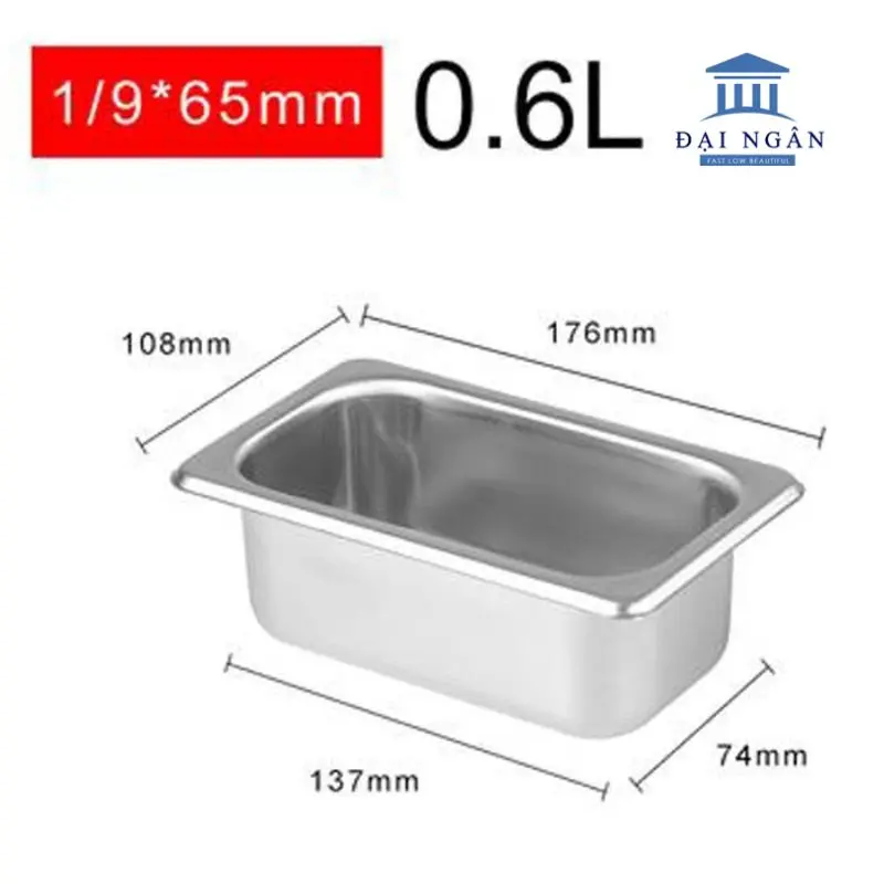 Kích thước khay GN 1/9