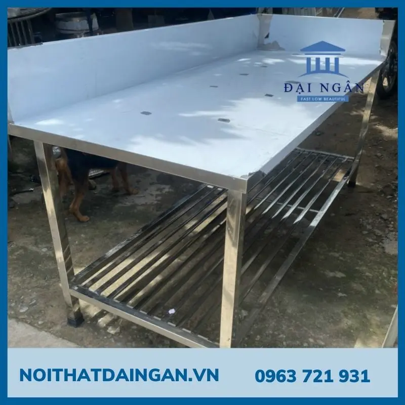 bàn inox có giá dưới