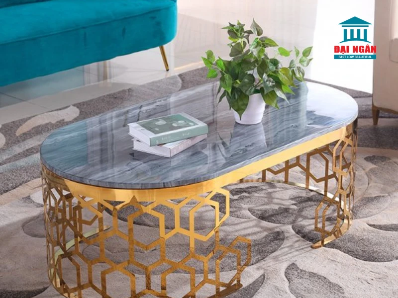 Ưu điểm của bàn trà mạ vàng