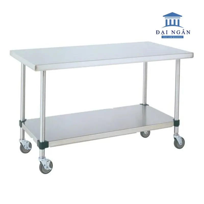bàn nhôm inox