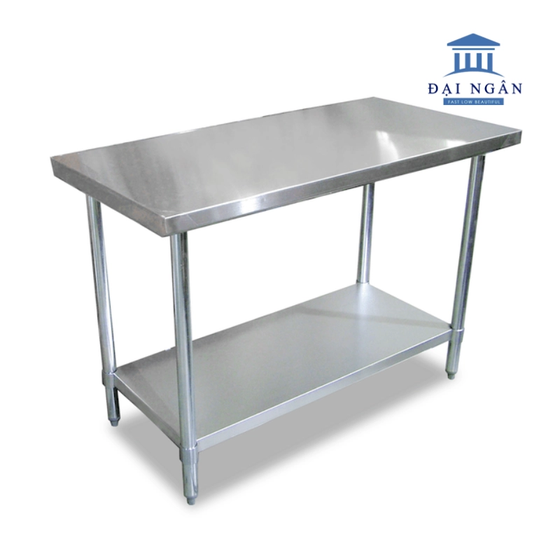 Những ưu điểm vượt trội của bàn inox 1 tầng tại Nội Thất Đại Ngân 