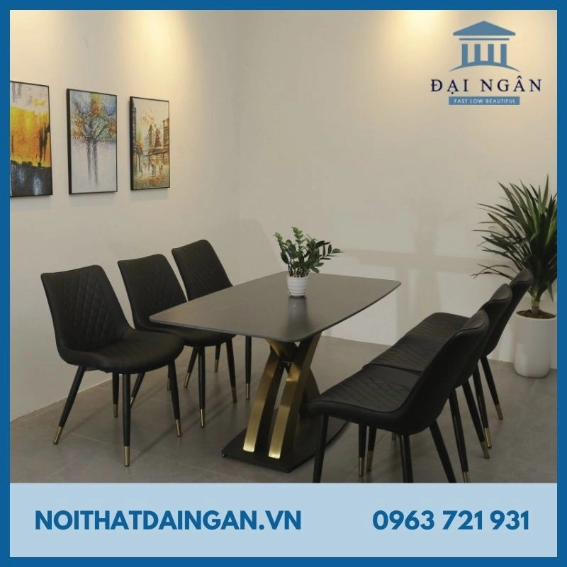 kích thước tiêu chuẩn bàn ăn 6 người