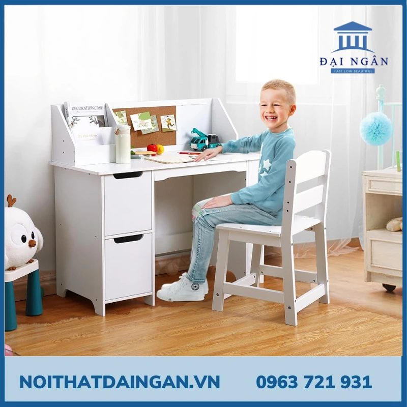 Top 10 bộ bàn học cho bé 4 - 5 tuổi đẹp, chất lượng