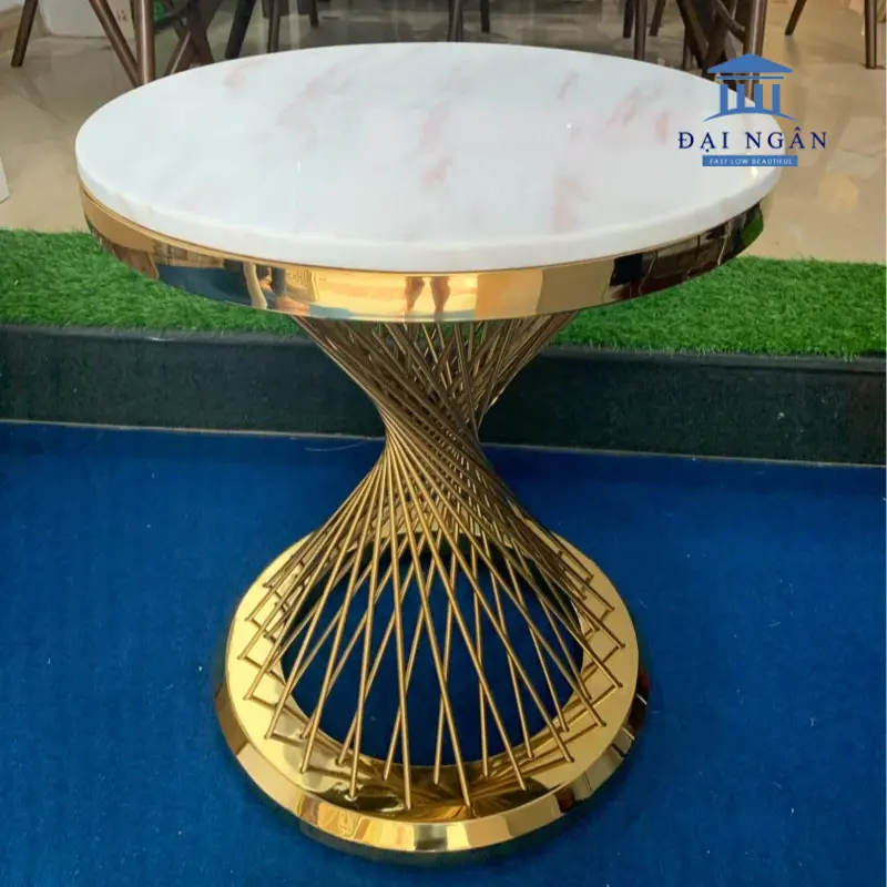 chân bàn inox tròn