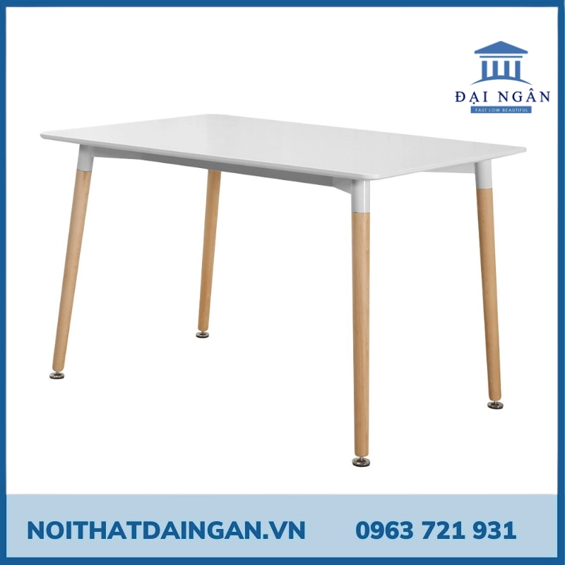 Mẫu bàn học sinh màu trắng đơn giản, chống gù thông minh