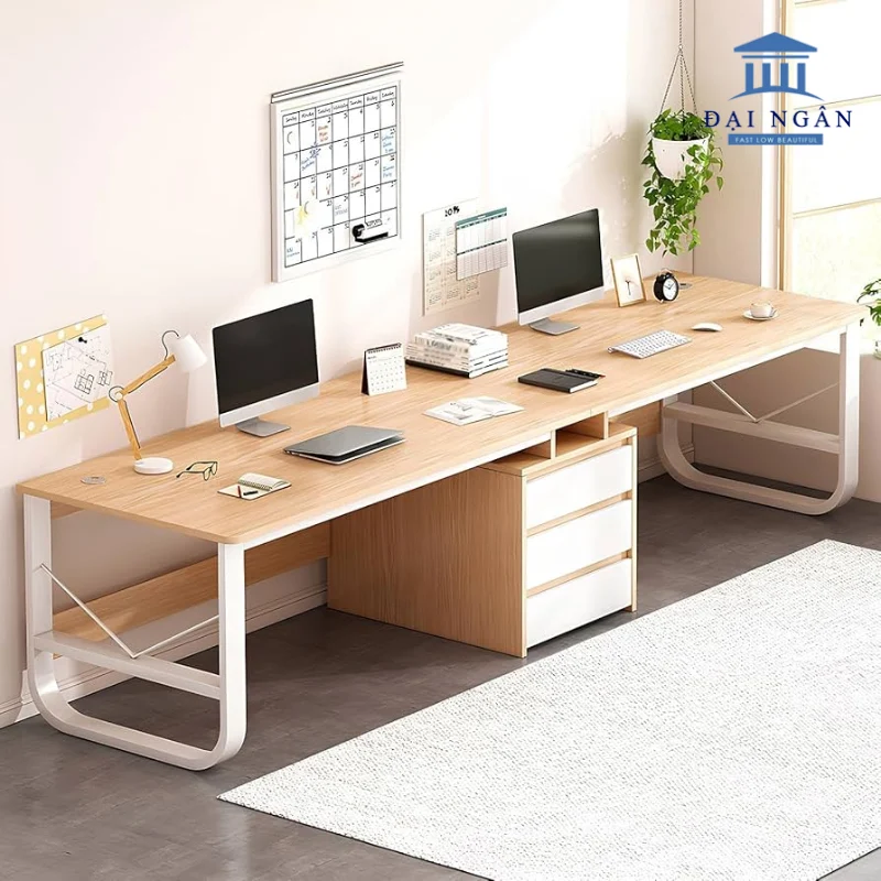 mẫu bàn học đôi đẹp nhất