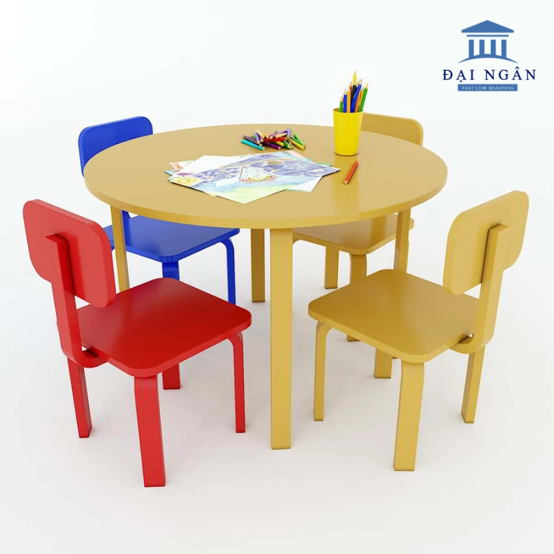 Bàn ghế góc đọc sách mầm non