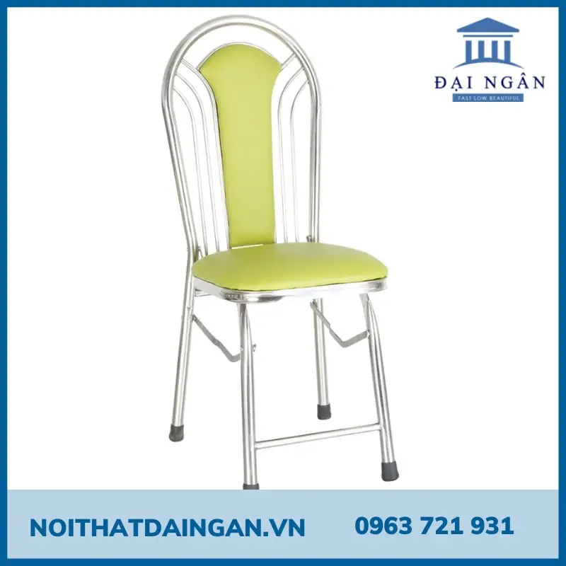 Ghế inox tròn bọc nệm Ghế inox tròn bọc nệm