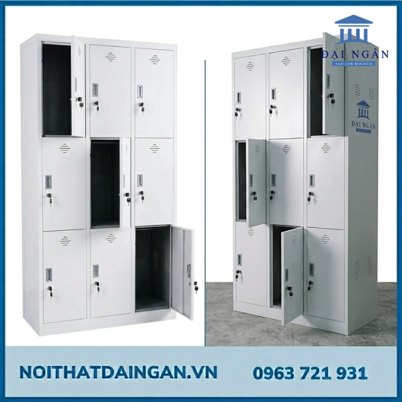 tủ sắt locker 9 ngăn tủ sắt locker 9 ngăn