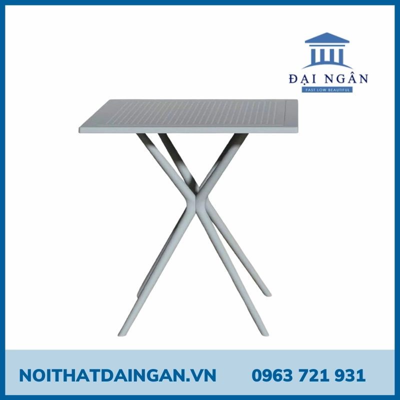 bàn cafe nhựa vuông