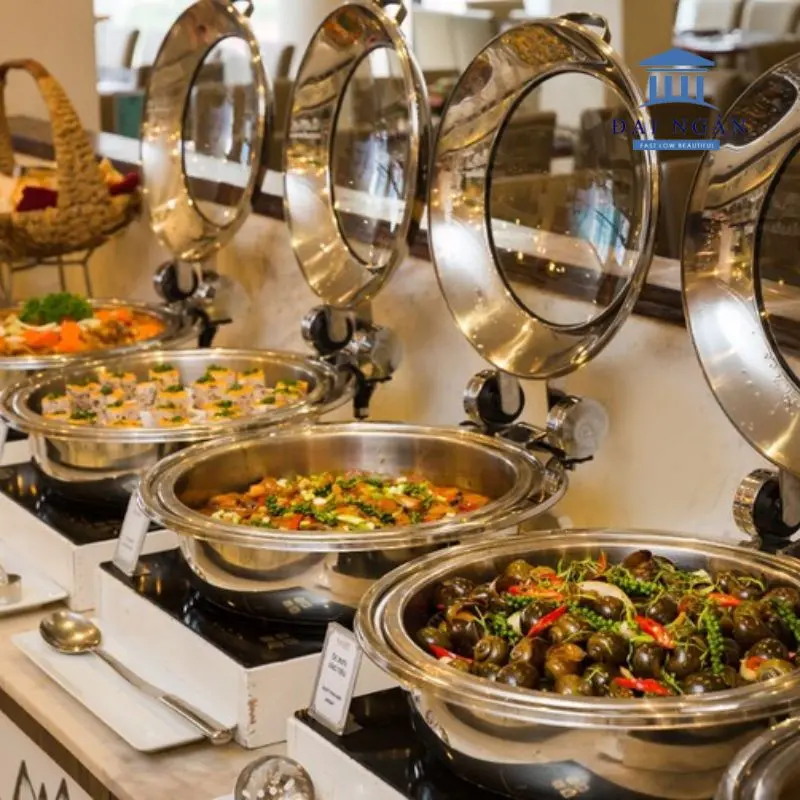 khay hâm nóng buffet