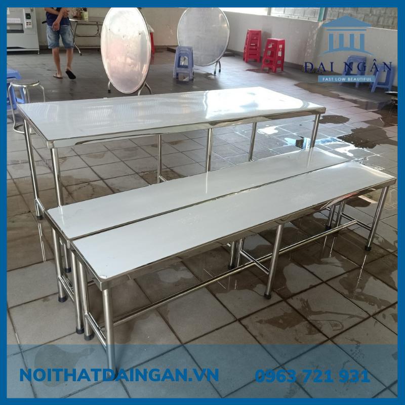 bàn inox dài
