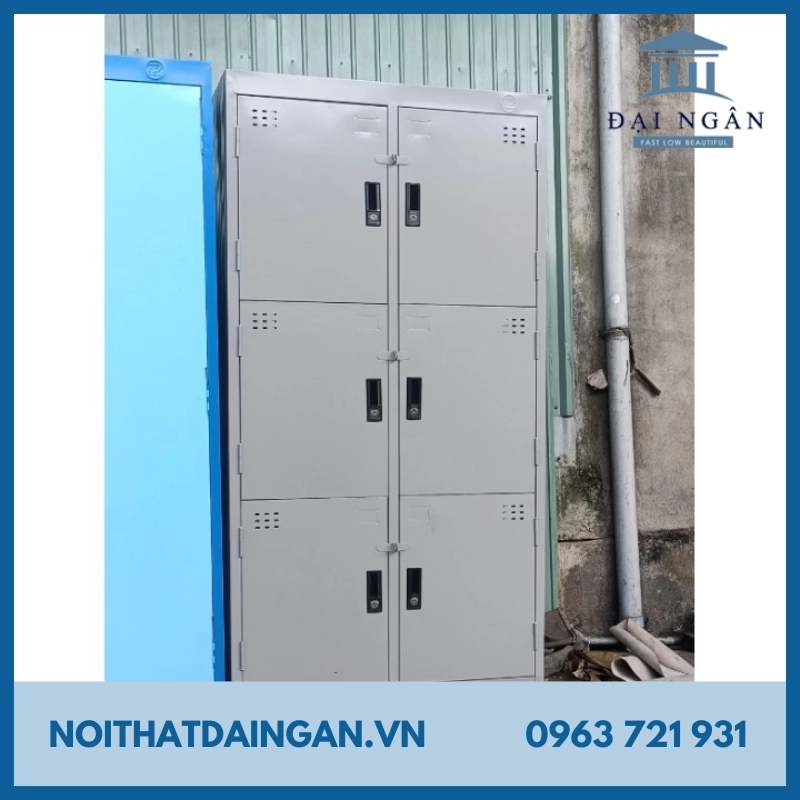 tủ sắt 6 ngăn