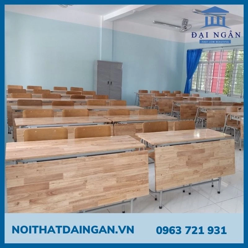 Bàn ghế bán trú BBT 201 tại nội thất Đại Ngân