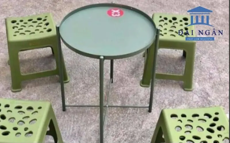 Bộ bàn ghế mini nhựa