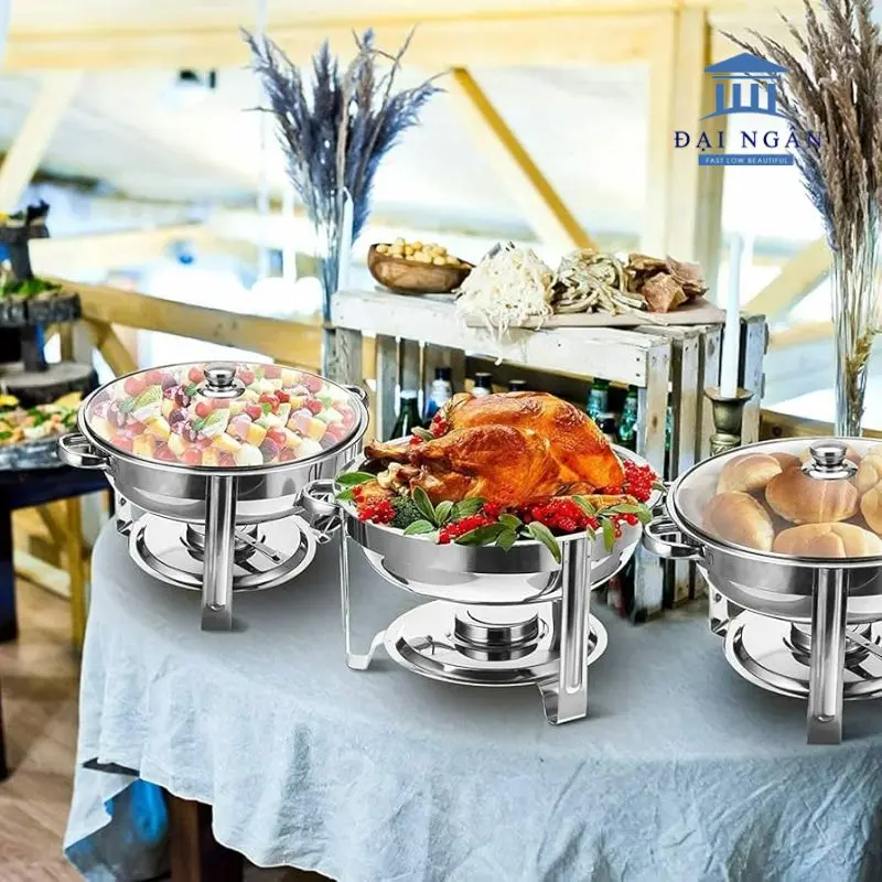 Tầm quan trọng và lợi ích vượt trội của khay hâm nóng buffet
