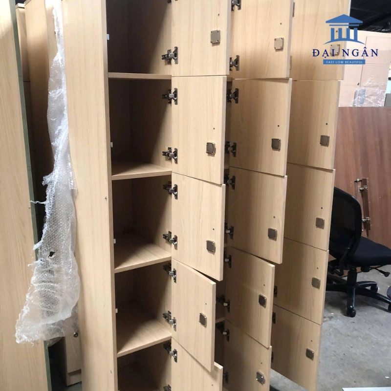 tủ gỗ locker 24 ngăn