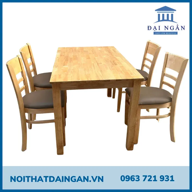 bàn ghế gỗ nhà hàng giá rẻ