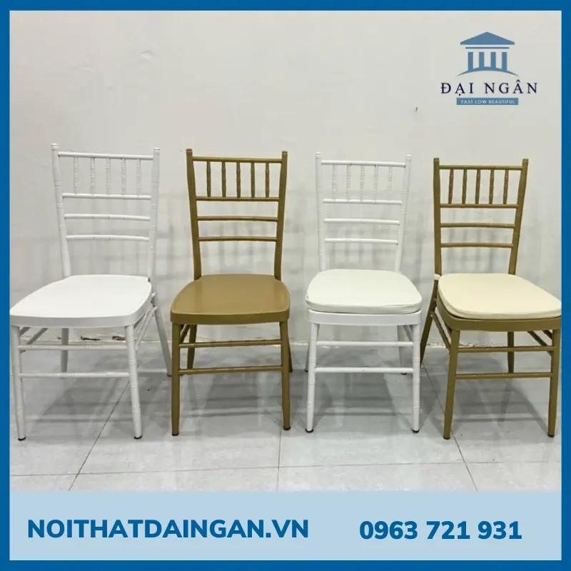 Ghế sắt ống trúc quán ăn GNH 21