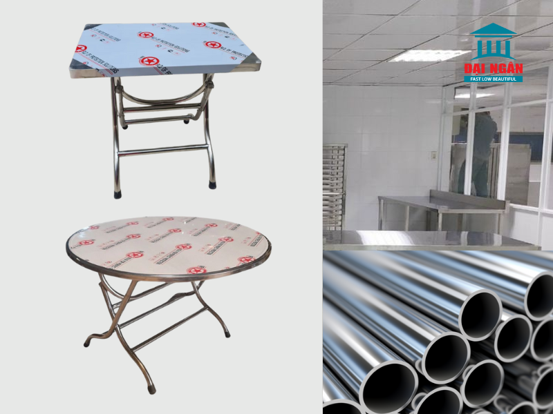 Ưu điểm nổi bật của bàn xếp inox