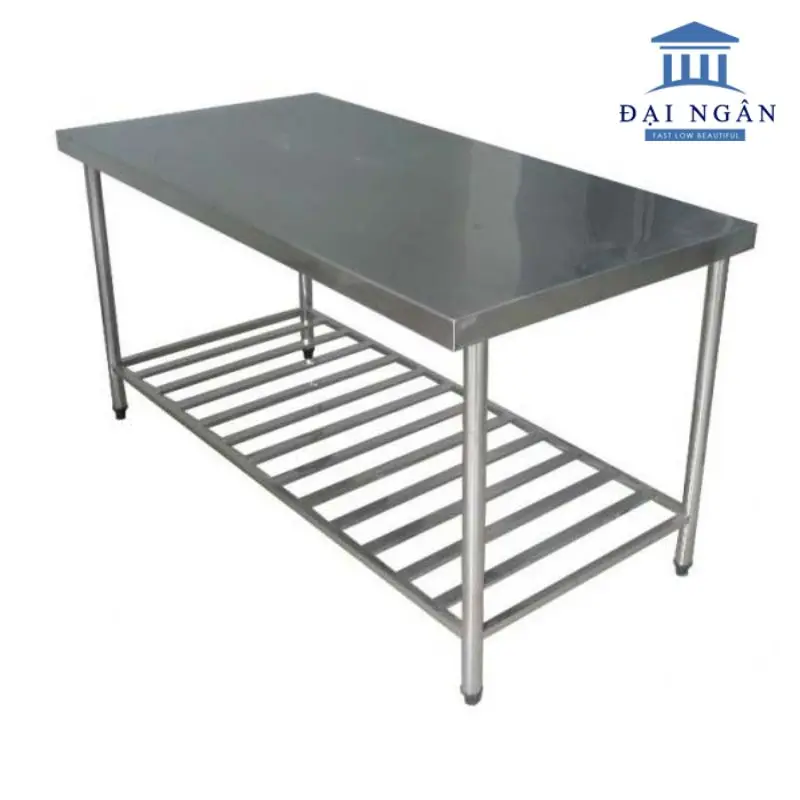 5+ mẫu bàn inox nhà hàng inox 304, inox 201 được ưa chuộng