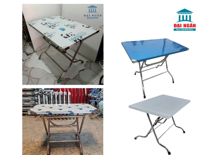 Ưu điểm nổi bật của bàn inox chữ nhật 1m2