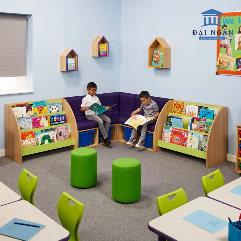 bàn ghế đọc sách cho trẻ