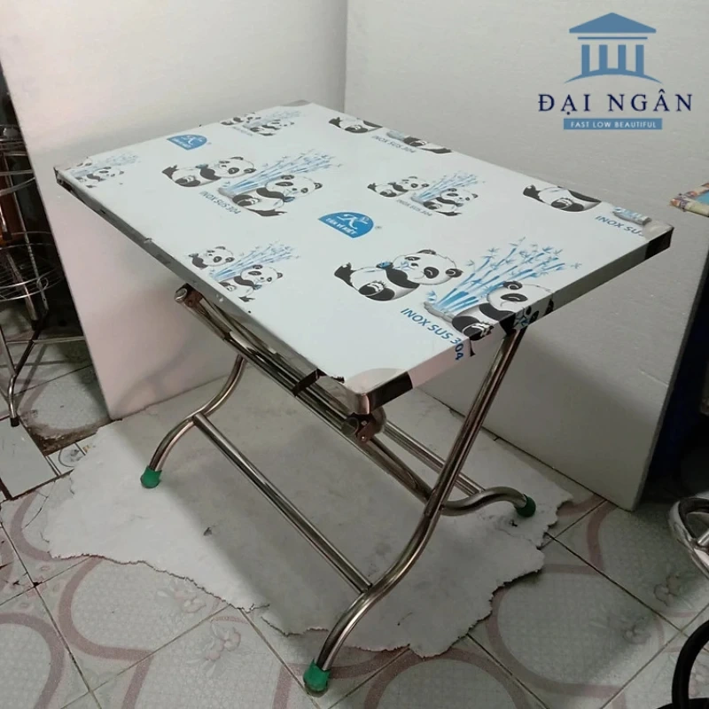 Bàn inox lùn chữ nhật